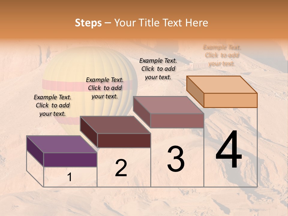 Ballooning Leisure Egypt PowerPoint Template