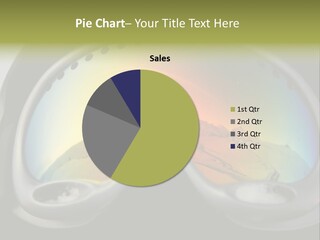 Mountain Glass Mirror PowerPoint Template