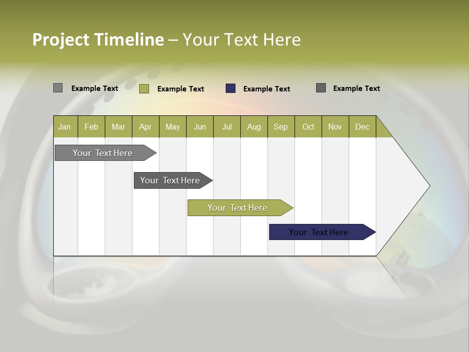 Mountain Glass Mirror PowerPoint Template