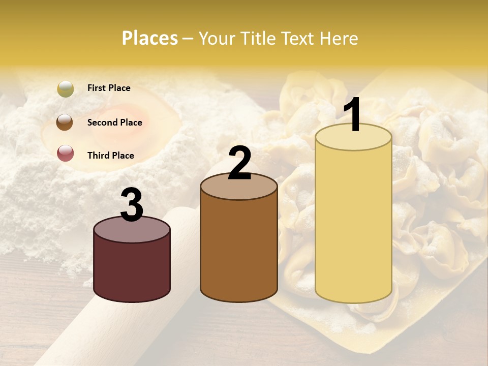 Gourmet Flour Kitchen PowerPoint Template