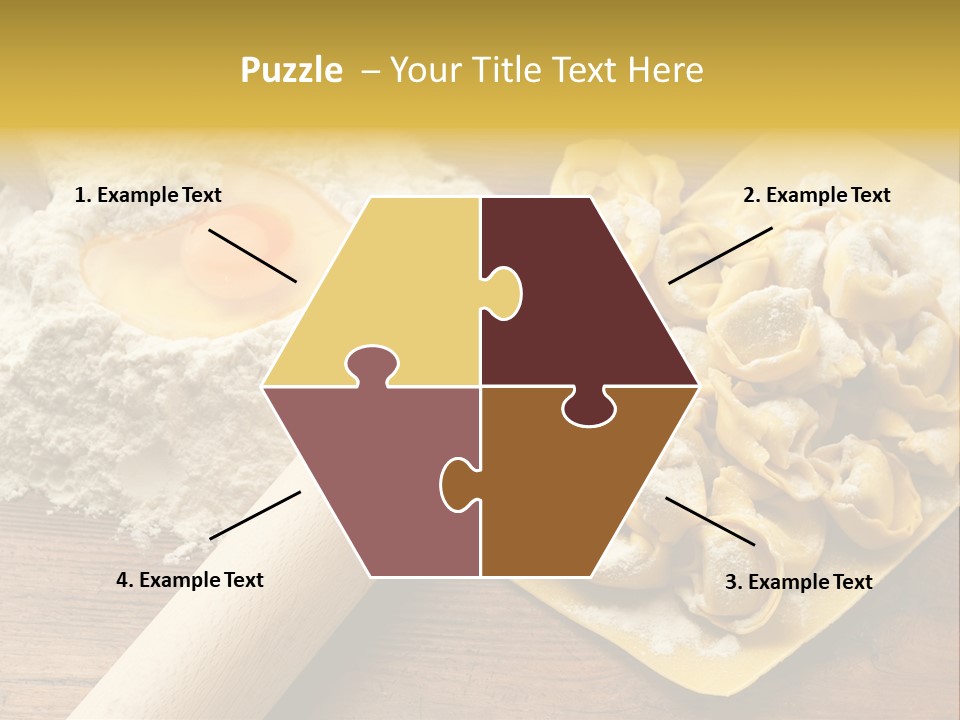 Gourmet Flour Kitchen PowerPoint Template