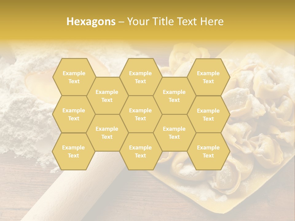 Gourmet Flour Kitchen PowerPoint Template