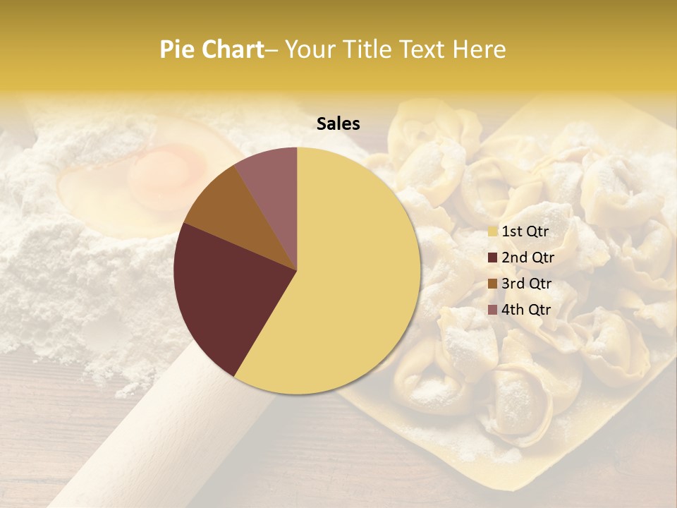 Gourmet Flour Kitchen PowerPoint Template