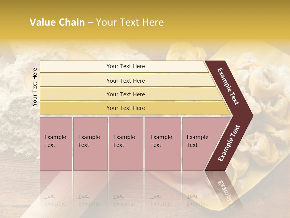 Gourmet Flour Kitchen PowerPoint Template