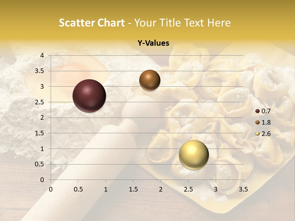 Gourmet Flour Kitchen PowerPoint Template