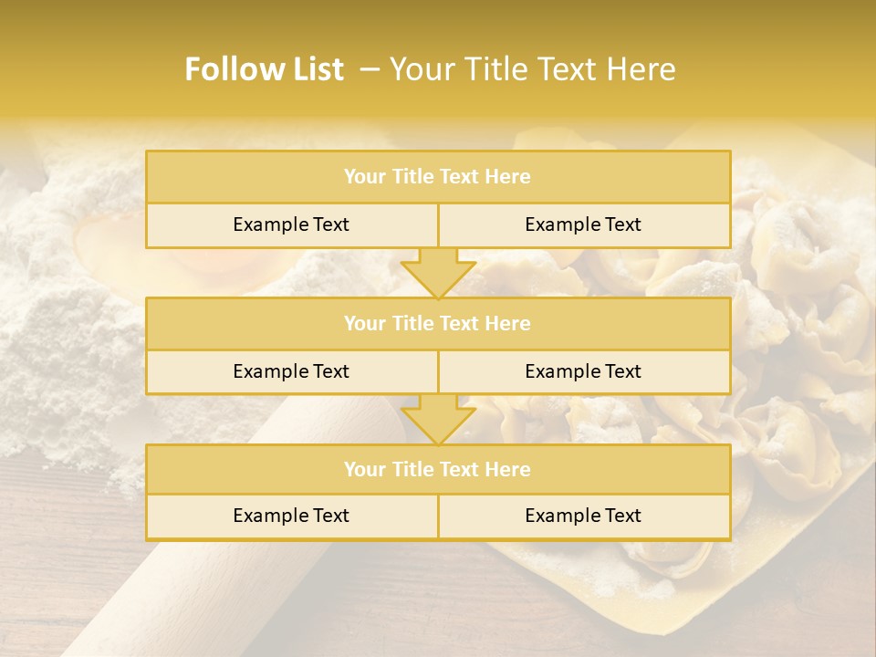 Gourmet Flour Kitchen PowerPoint Template