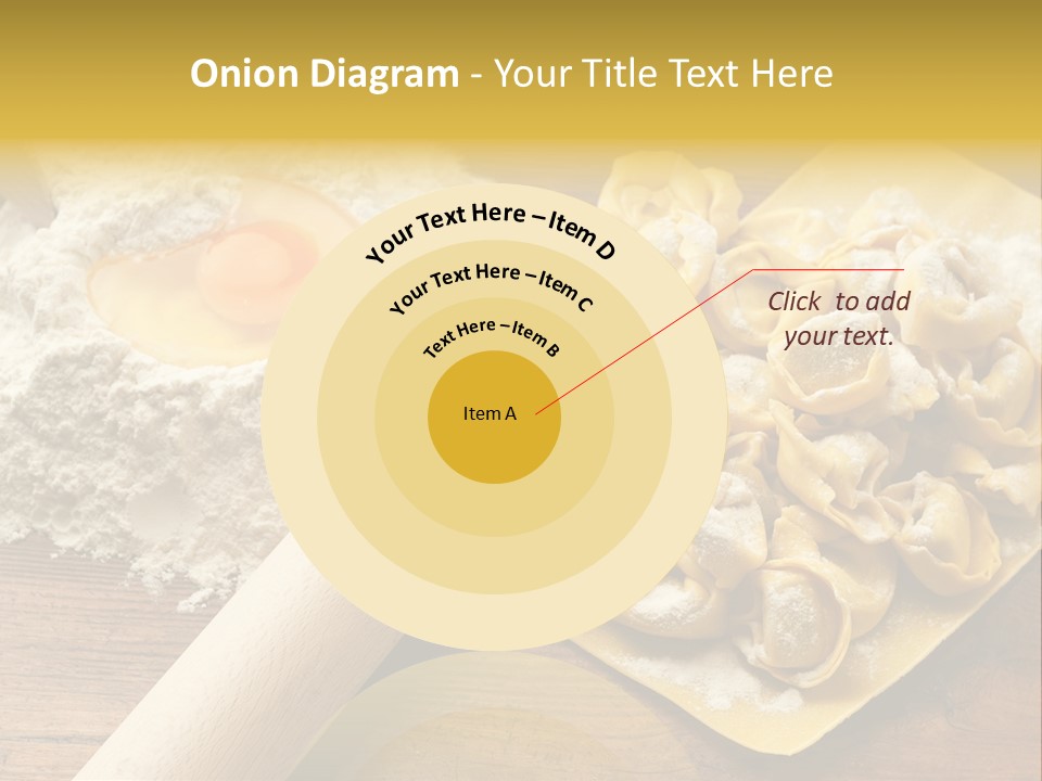 Gourmet Flour Kitchen PowerPoint Template