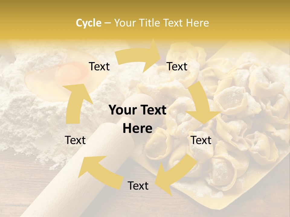 Gourmet Flour Kitchen PowerPoint Template