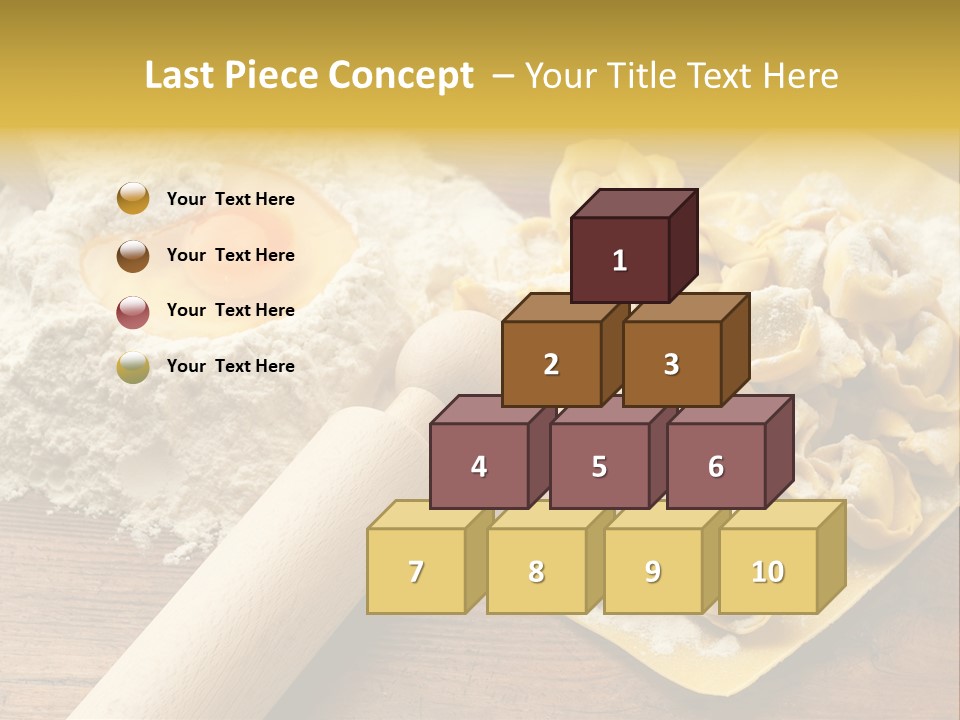 Gourmet Flour Kitchen PowerPoint Template