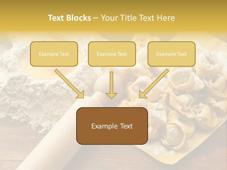 Gourmet Flour Kitchen PowerPoint Template