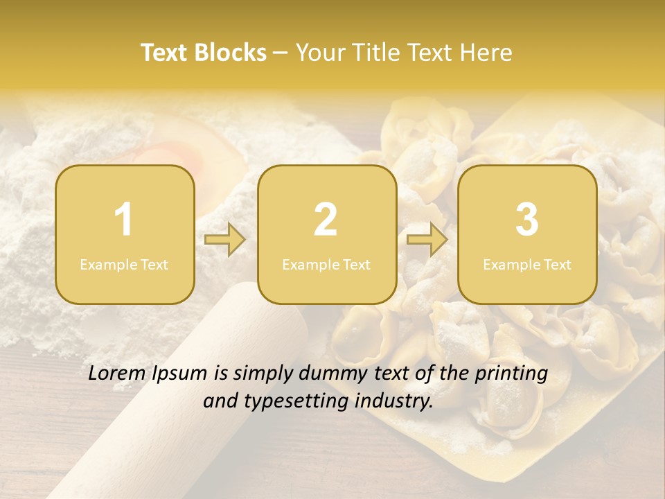 Gourmet Flour Kitchen PowerPoint Template