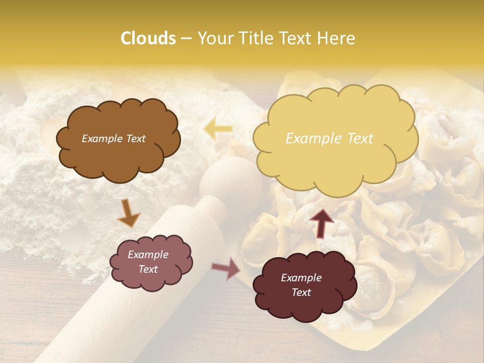 Gourmet Flour Kitchen PowerPoint Template