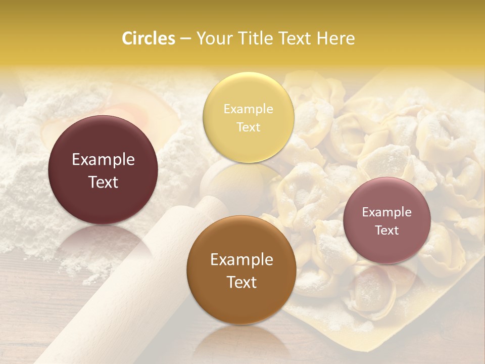 Gourmet Flour Kitchen PowerPoint Template