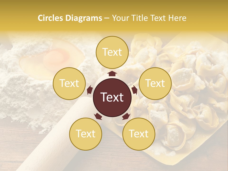 Gourmet Flour Kitchen PowerPoint Template