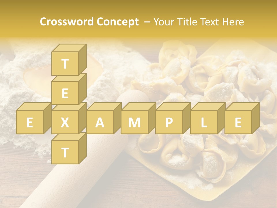 Gourmet Flour Kitchen PowerPoint Template