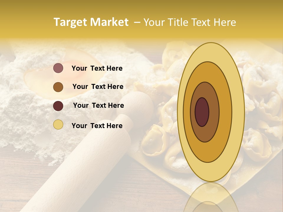 Gourmet Flour Kitchen PowerPoint Template