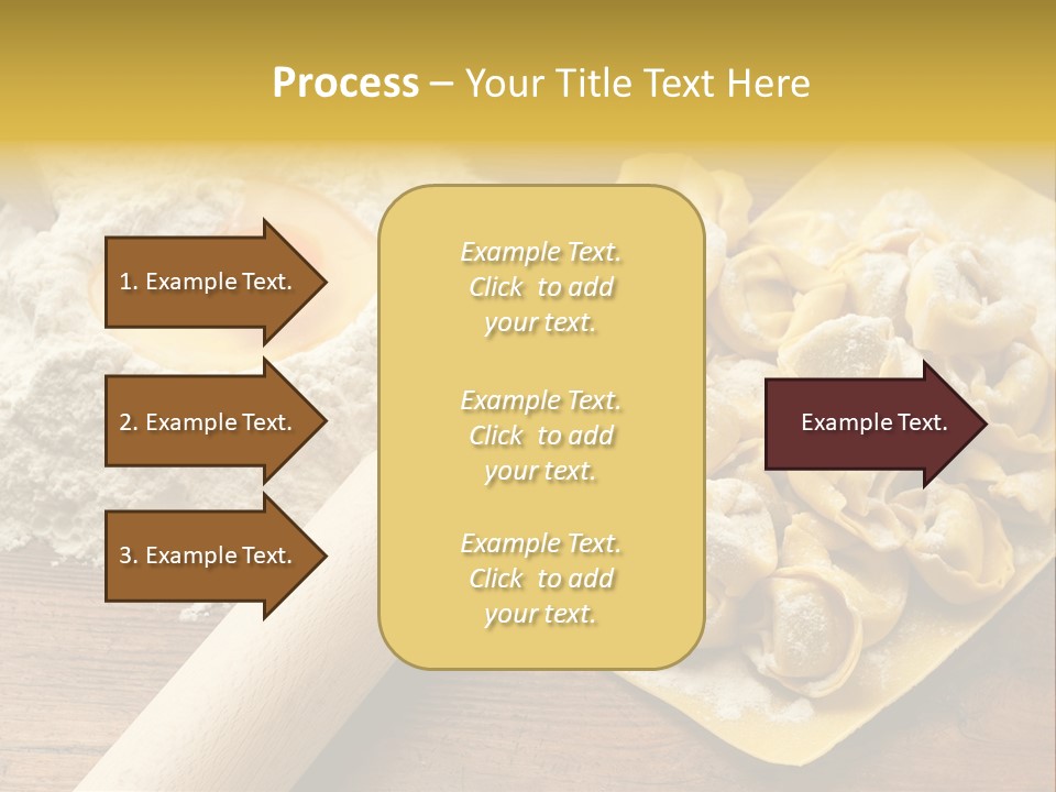 Gourmet Flour Kitchen PowerPoint Template