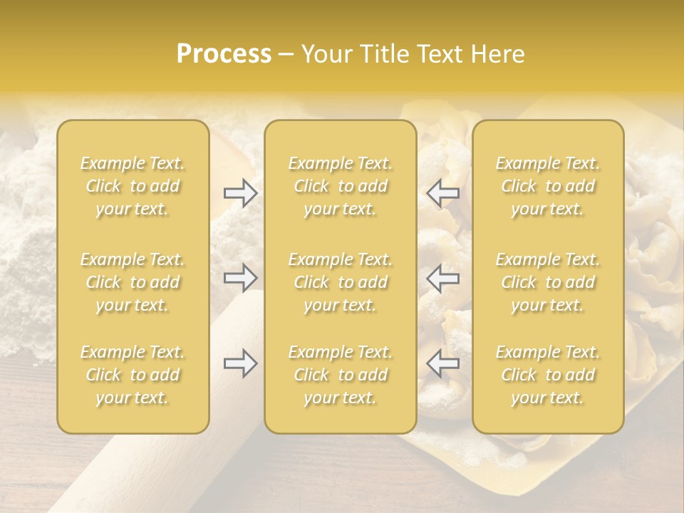 Gourmet Flour Kitchen PowerPoint Template