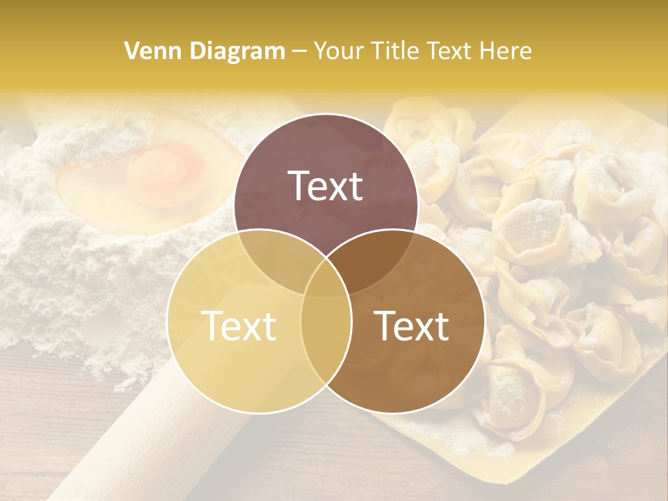 Gourmet Flour Kitchen PowerPoint Template