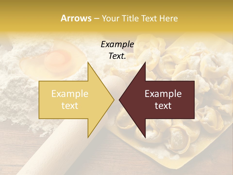 Gourmet Flour Kitchen PowerPoint Template