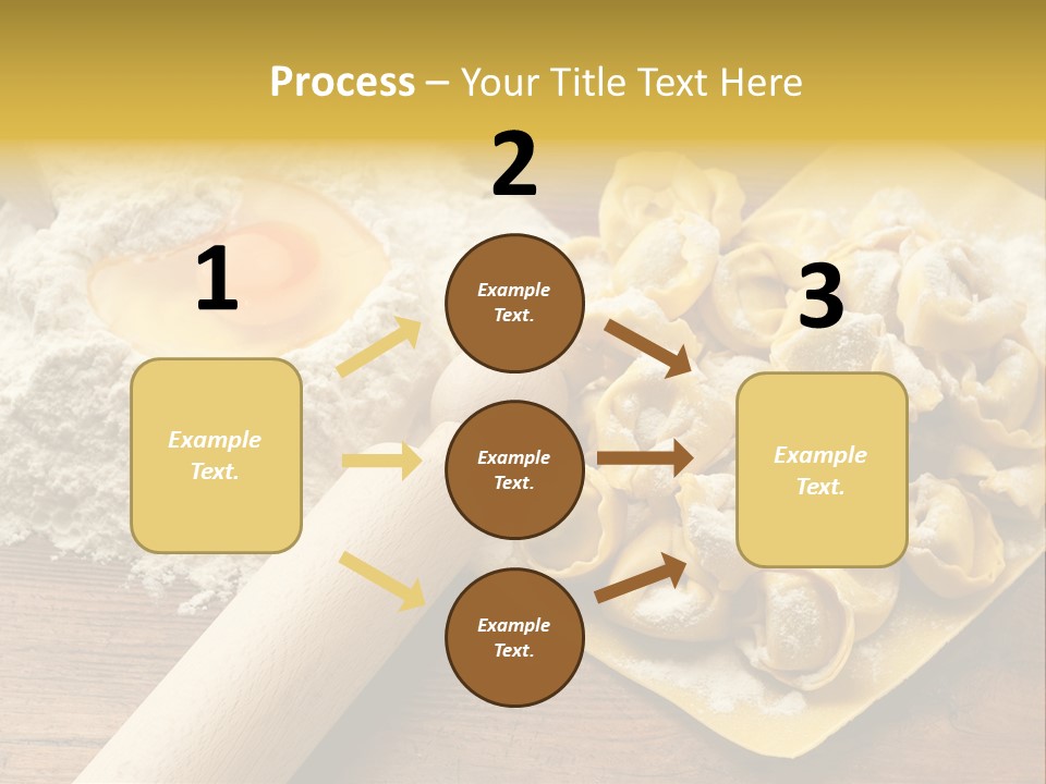 Gourmet Flour Kitchen PowerPoint Template