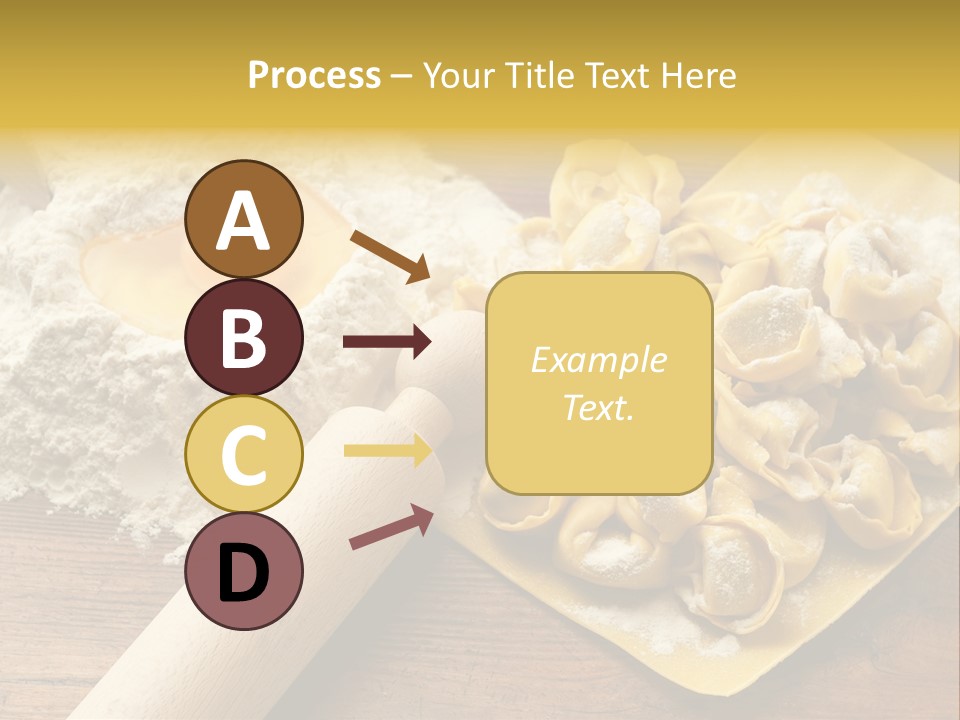 Gourmet Flour Kitchen PowerPoint Template