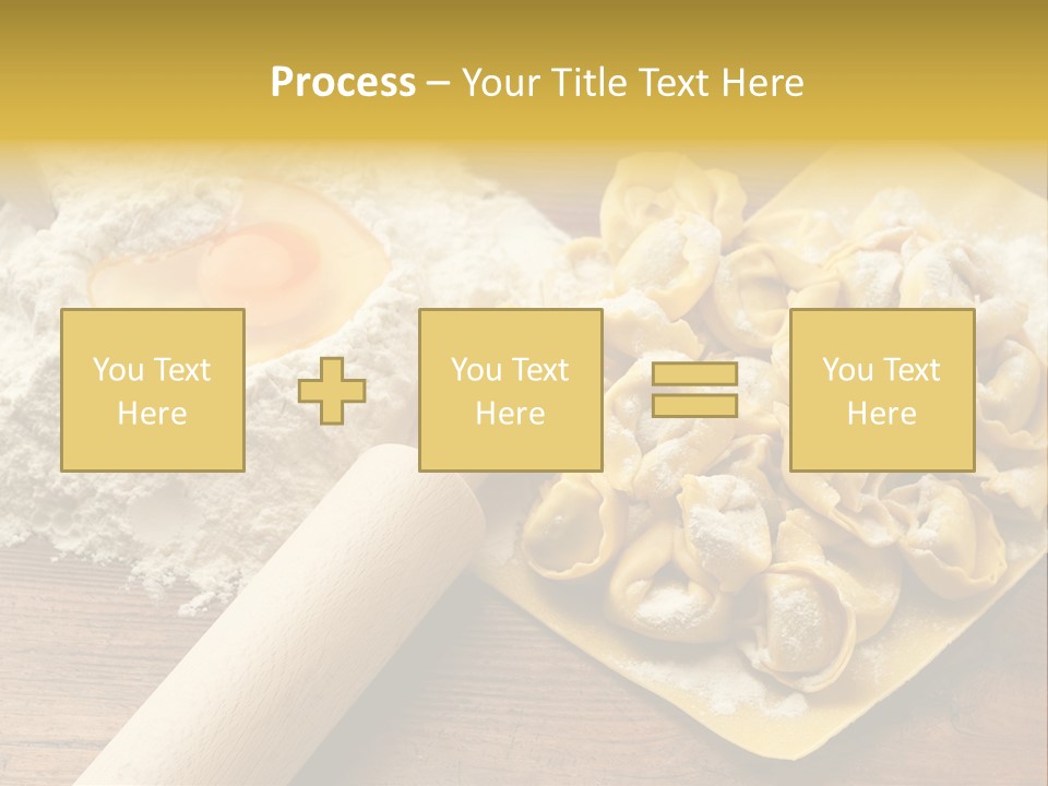 Gourmet Flour Kitchen PowerPoint Template
