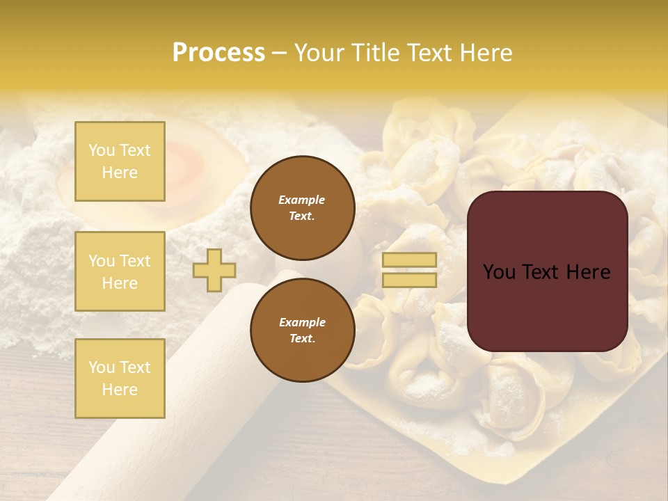 Gourmet Flour Kitchen PowerPoint Template