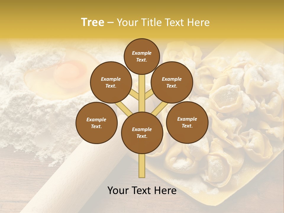 Gourmet Flour Kitchen PowerPoint Template