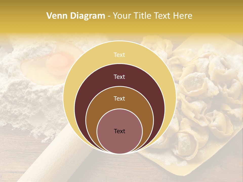 Gourmet Flour Kitchen PowerPoint Template