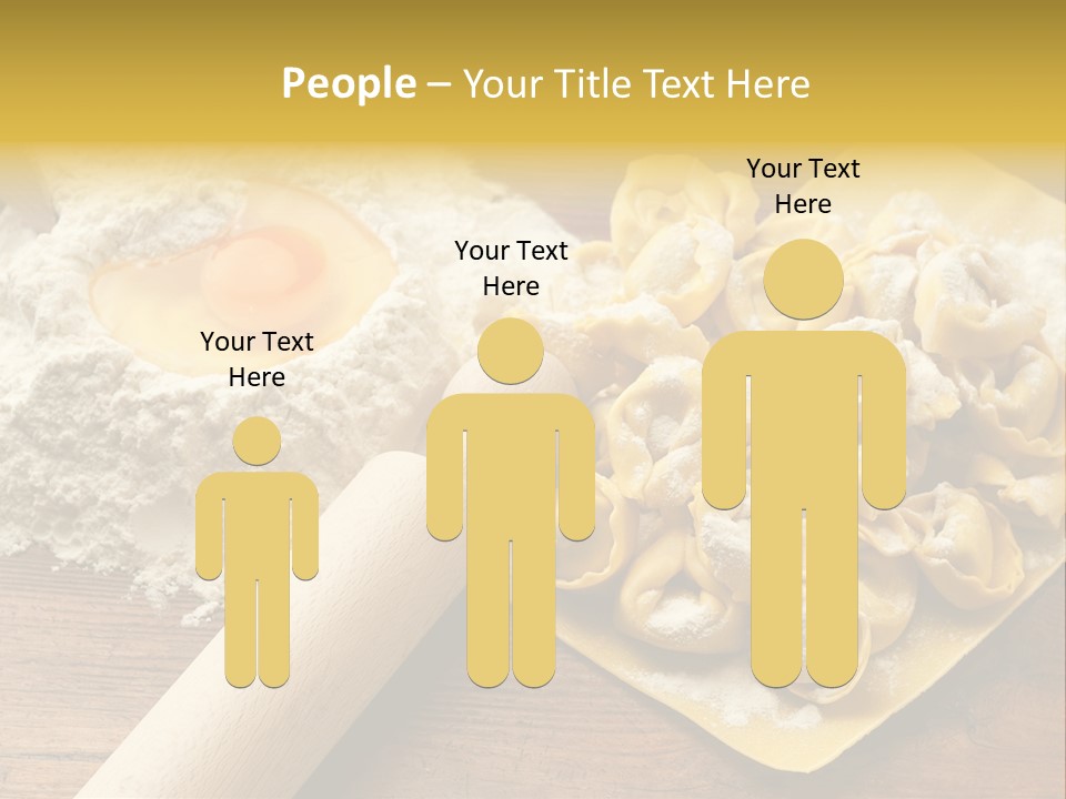 Gourmet Flour Kitchen PowerPoint Template