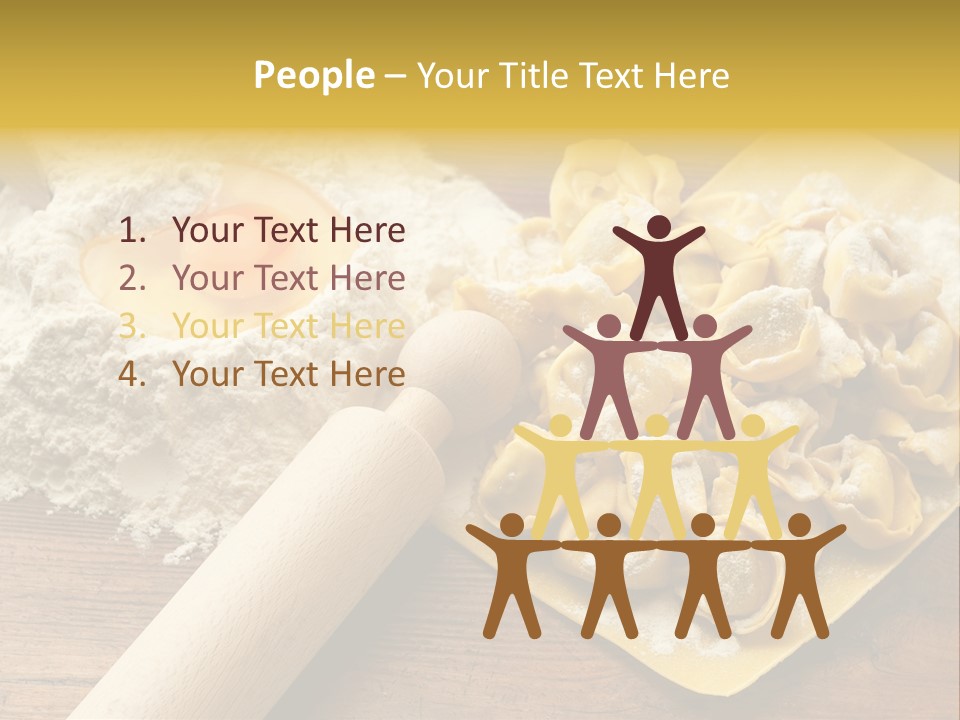 Gourmet Flour Kitchen PowerPoint Template