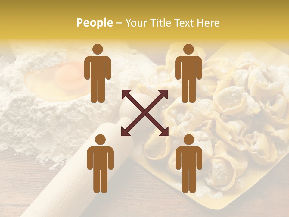 Gourmet Flour Kitchen PowerPoint Template