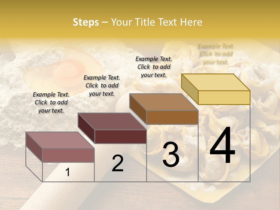 Gourmet Flour Kitchen PowerPoint Template