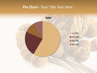 Round Nut Basket PowerPoint Template