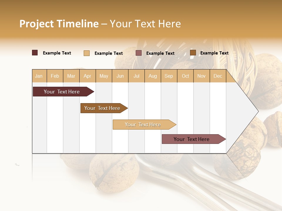 Round Nut Basket PowerPoint Template