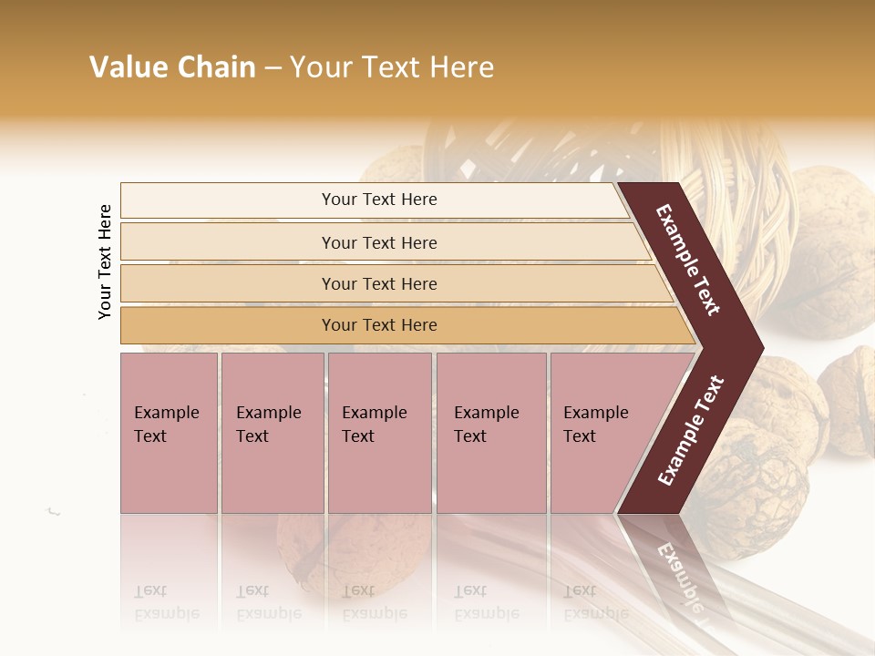 Round Nut Basket PowerPoint Template
