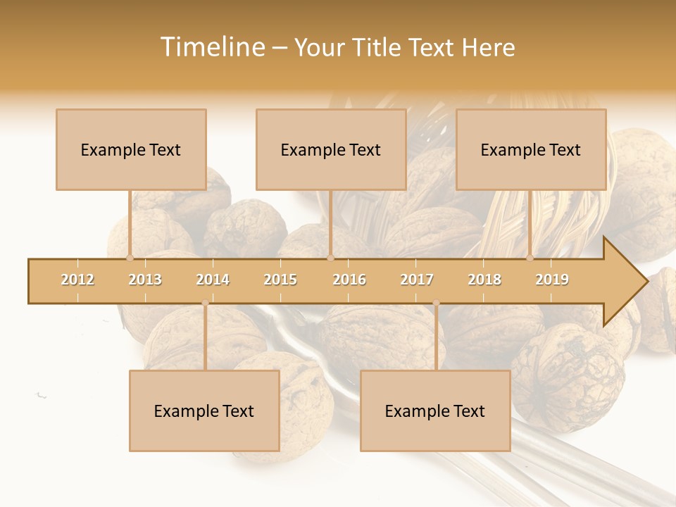 Round Nut Basket PowerPoint Template