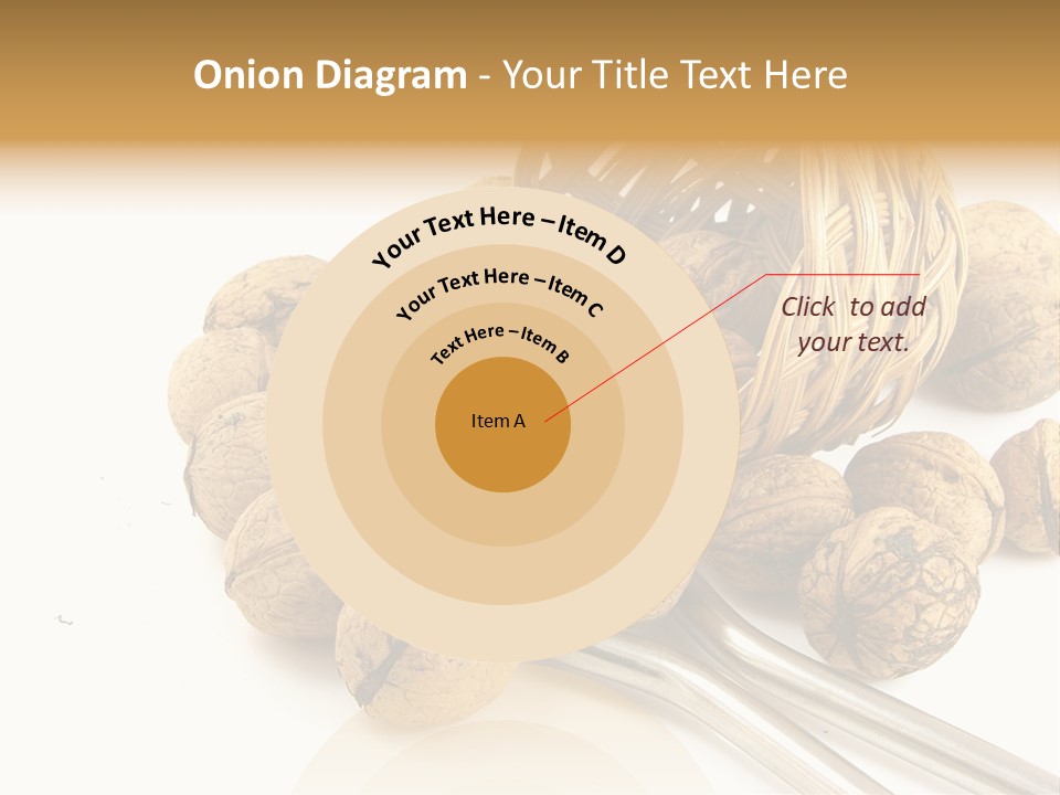 Round Nut Basket PowerPoint Template