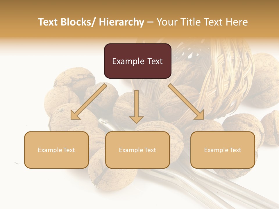Round Nut Basket PowerPoint Template