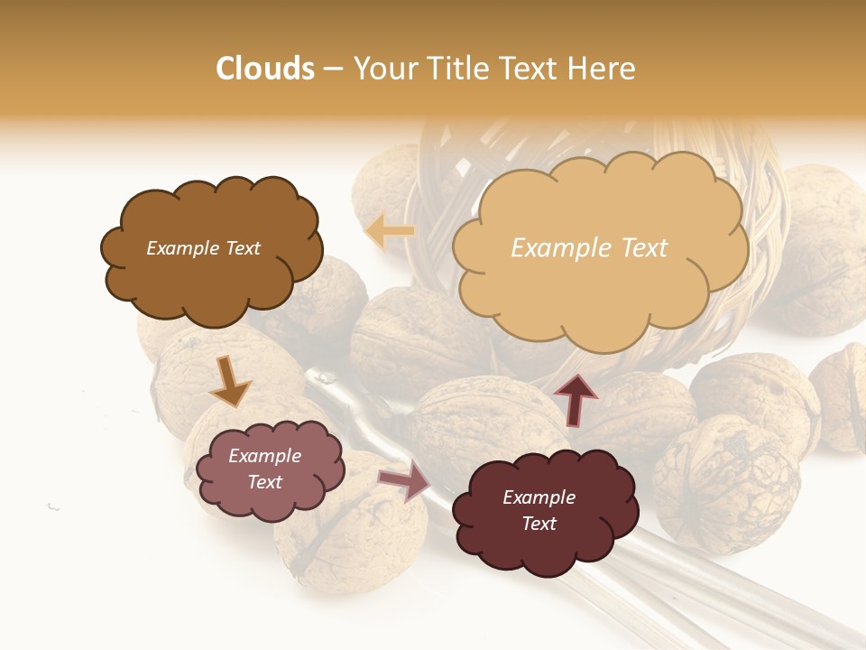 Round Nut Basket PowerPoint Template