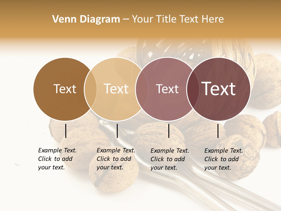 Round Nut Basket PowerPoint Template