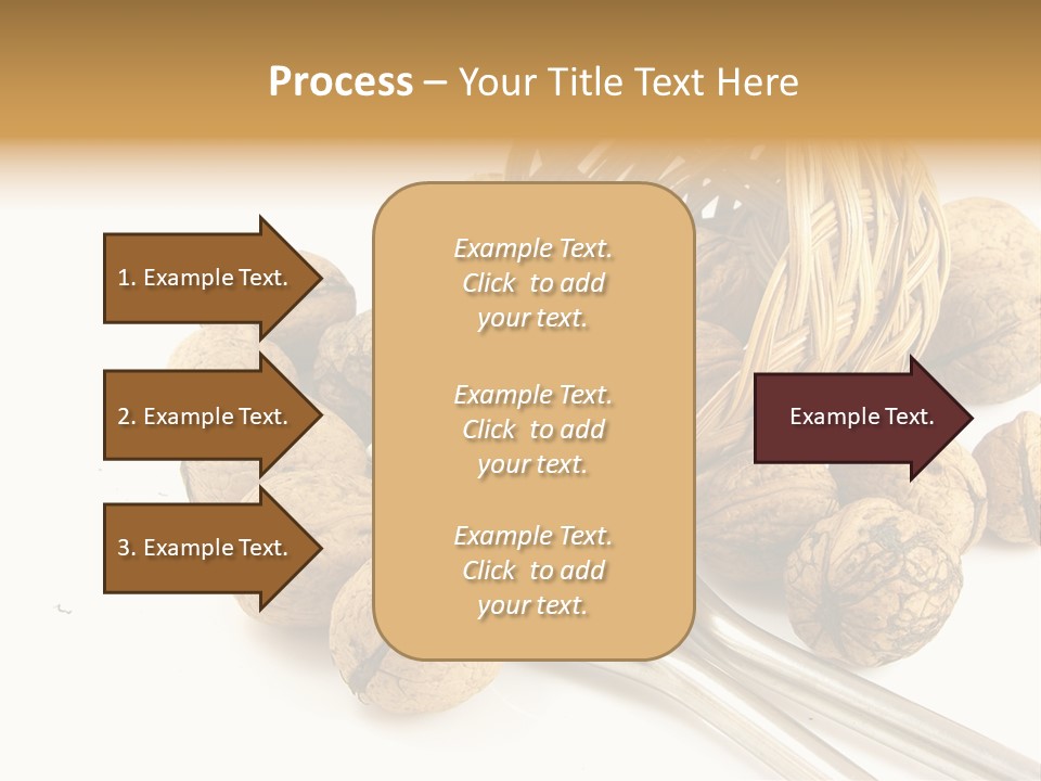 Round Nut Basket PowerPoint Template
