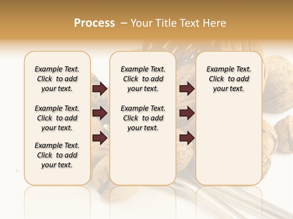 Round Nut Basket PowerPoint Template