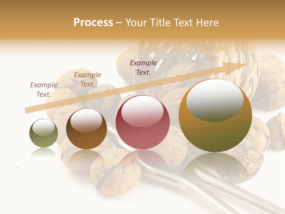 Round Nut Basket PowerPoint Template
