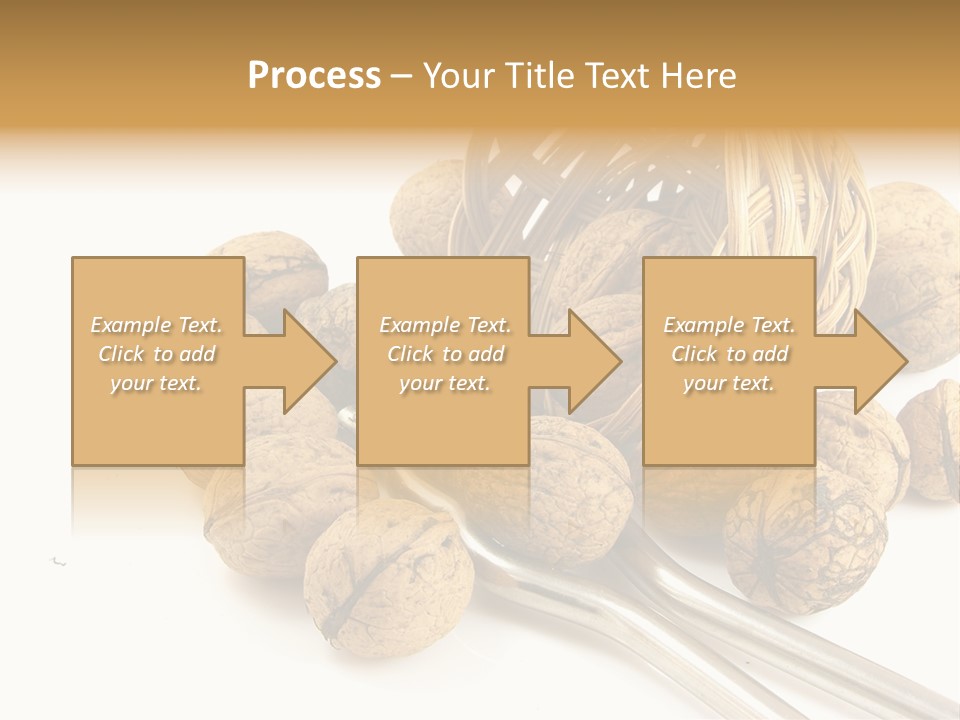 Round Nut Basket PowerPoint Template