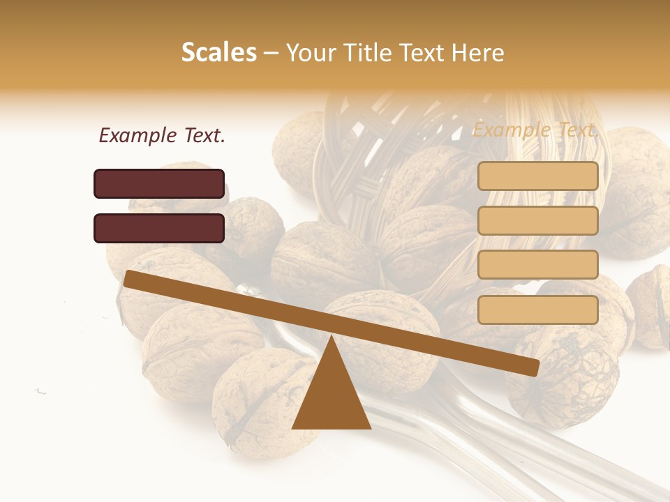 Round Nut Basket PowerPoint Template