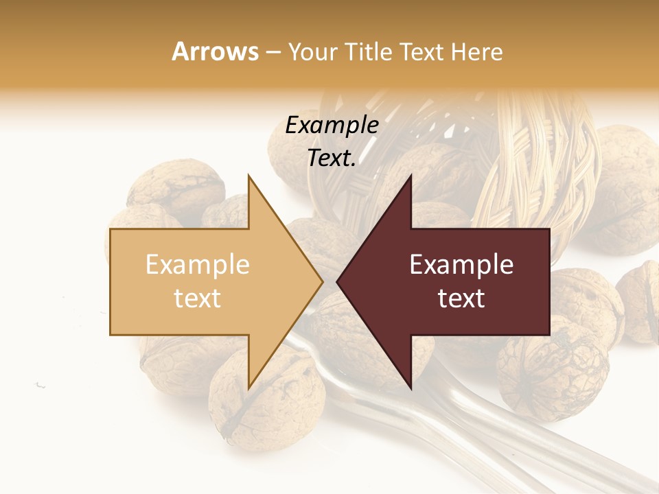 Round Nut Basket PowerPoint Template