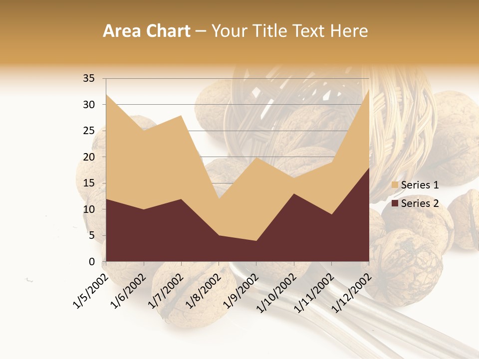 Round Nut Basket PowerPoint Template