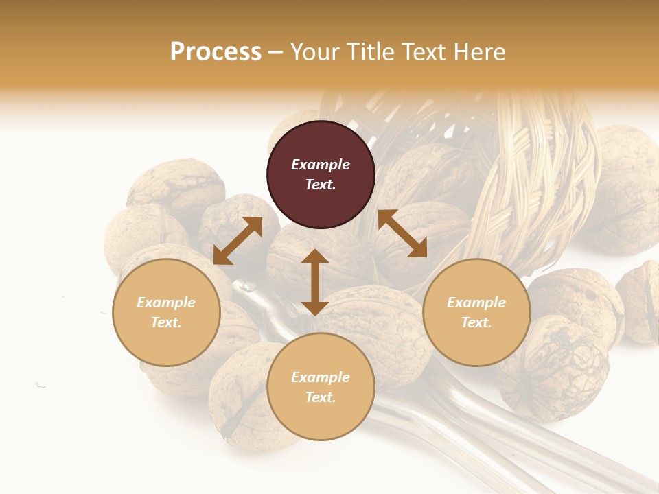 Round Nut Basket PowerPoint Template